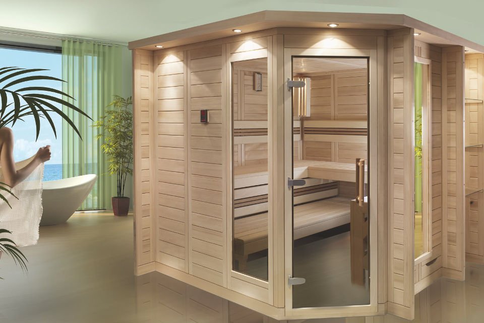 Will Merano Massivholzsauna: Flexibilität bei Größe der Kabine, Saunahöhe und Einrichtung